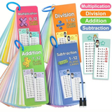 Math Genius Flash Cards – 4-in-1 Learning Set